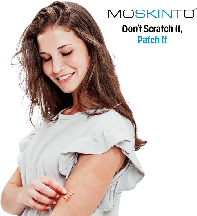 Moskinto The Original Itch Relief Patch, Mosquito Bite Patches for Kids and Adults, Instant Relief Natural Patches for Bug Bites, Travel Pack + Family Pack, Nude & Colorful Patches, 66 Count-Mewly Pet