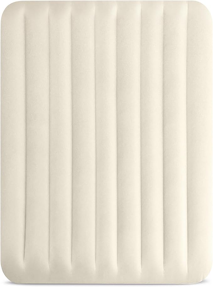 Intex Dura-Beam Standard Air Mattress, Queen, Fiber-Tech | 10in Height | 600lb Capacity | Pump Sold Separately | Pack of 3