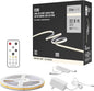 32.8ft COB Led Strip Light with Remote, 4000K Dimmable Bright Led COB Strip Light, White Continuous Led Strip Light for Mirror, Stair, Cabinet, Room