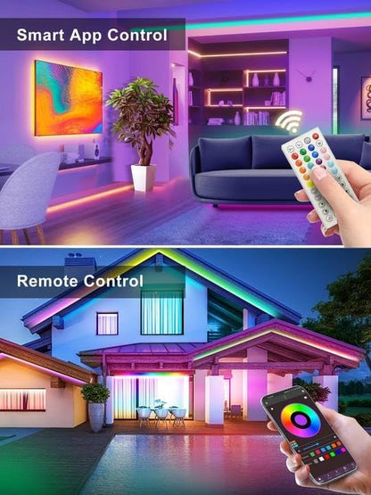 10ft Rgb Led Neon Rope Lights with Remote App Control, IP65 Waterproof Neon Strip Lights for Outdoor, DIY Design Flexible Led Rope Lights for Bedroom Music Sync, Gaming Accessories, Room Decor
