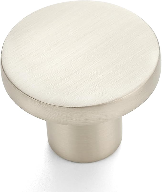 Ravinte 35 Pack Cabinet Knobs Brushed Nickel Kitchen Cabinet Knobs Round Dresser Drawer Pulls Closet Door Pulls 1-1/5 Inch