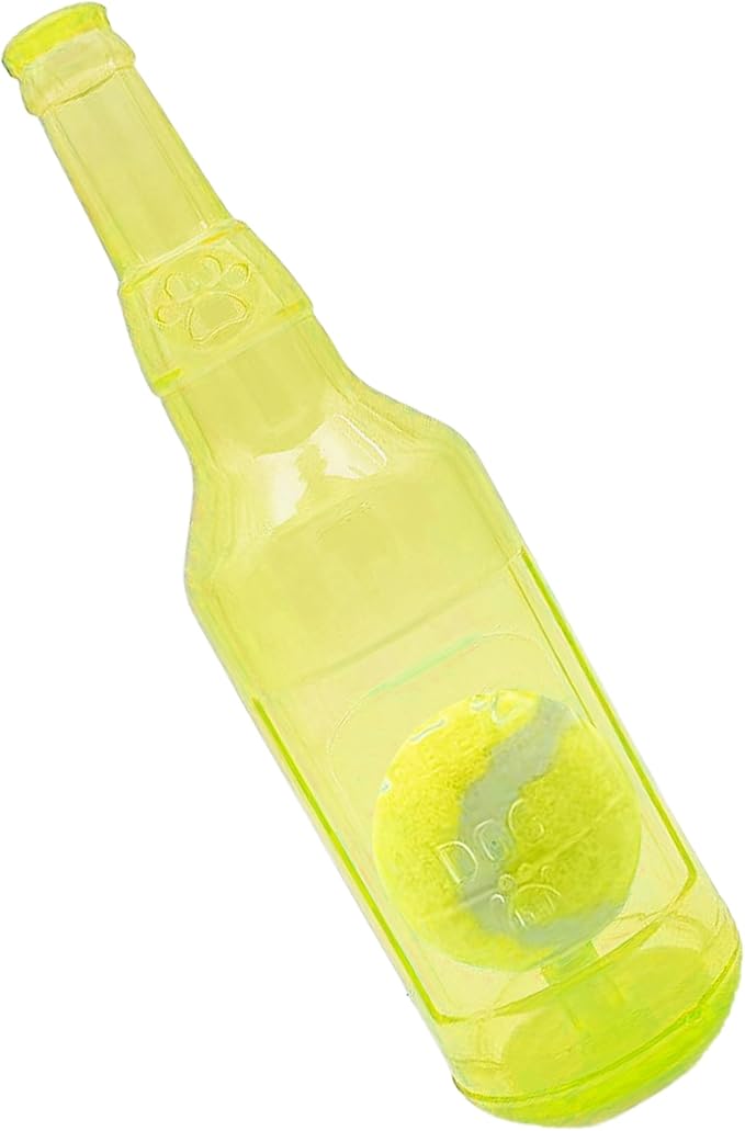 Dog Squeaky Floating Toy for Small Medium Large Dogs Training Fetch Indestructible Dog Chew Toys Indoor Pool Beach Outdoor Pet Supplies Yellow M-Mewly Pet