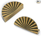 20 Pack 3 Inch (76mm) Antique Brass Cabinet Pulls Cup Flat Drawer Handles Kitchen Cupboard Pull Bathroom Dresser Sunflower Handle Unique Hardware for Furniture Door Wardrobe Hardware TYH-AB-20