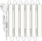 ASOKO Under Cabinet Led Light Plug in, Dimmable Daylight White 4000K, 6 Pack 12 inch Linkable Led Under Counter Lights 2500lm for Kitchen, Shelf, Workbench, Cupboard, Upgrade ETL Listed Plug 24V