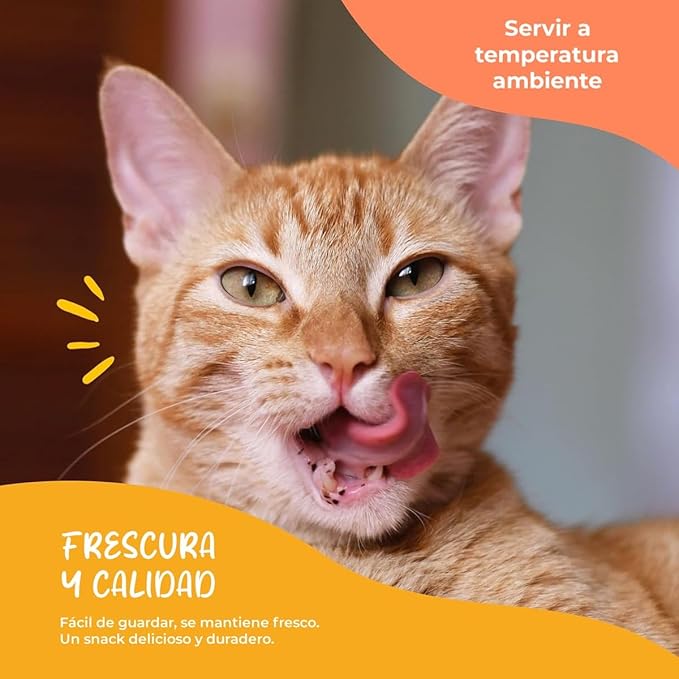 Beefeaters Cat Treats Lickable Puree 1.59oz (12-Pack) – Chicken, Grain-Free, Taurine-Enriched, Ideal for Training & Interactive Feeding-Mewly Pet