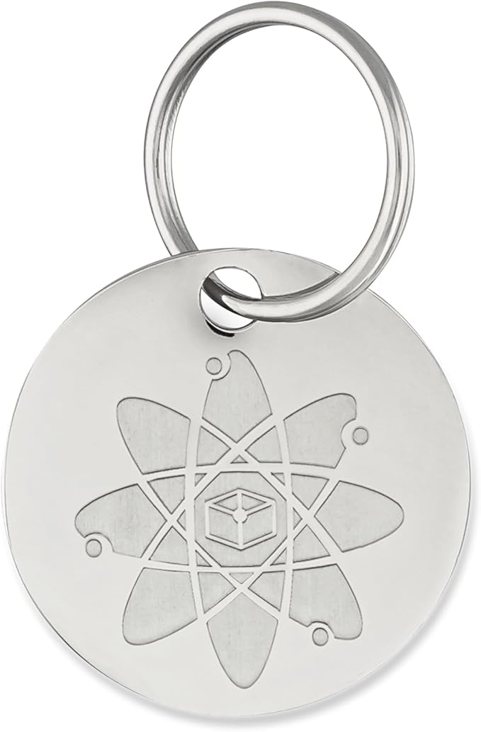 Natural Flea & Tick Repellent Collar Tag for Dogs & Cats – BioPower Pet Shield – Safe for Pets When Used as Directed – Lasts 1 Full Year - Regular Tag (1Pack)-Mewly Pet