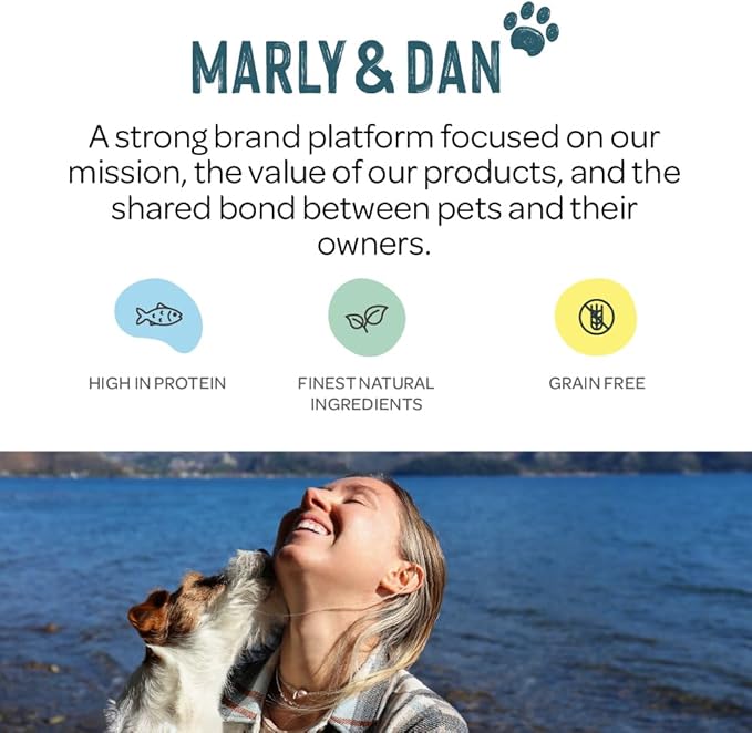 Marly & Dan Healthy & Functional Salmon Treats for Cats, Purrfectly Tasty Calm Recipe-Mewly Pet