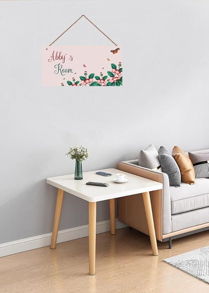 Personalized Flowers Decor for Girls Room Lovely Theme Room Decor for Nursery,Beautiful Wall Art Decor for Kids Room Boys Bedroom Little Man Cave