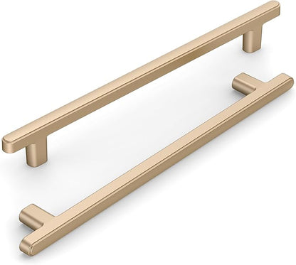 10 Pack 7.5 Inch(192mm) Kitchen Cabinet Handles Champagne Bronze Cabinet Pulls Champagne Gold Kitchen Cabinet Hardware Drawer Pulls for Cupboard Wardrobe