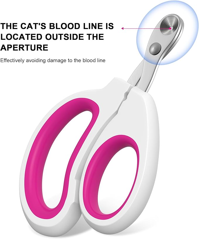 Cat Specific Nail Clipper, Avoiding Excessive Cutting, Suitable for Beginners. It Can Also be Used for Small Animals Such as Birds, Hamsters, Rabbits, Hedgehogs, Ferrets, Guinea Pigs, Etc.-Mewly Pet