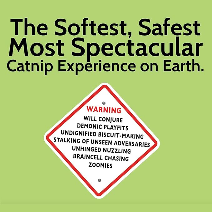 Fiend Catnip + Silvervine for Cats & Kittens Safety-Cut Premium Fine Cat Nip Blend with Vegan Silvervine + Sticker – Ultra Potent, North American – 1 Cup (34.5g) Go Ahead, Create a Monster!-Mewly Pet