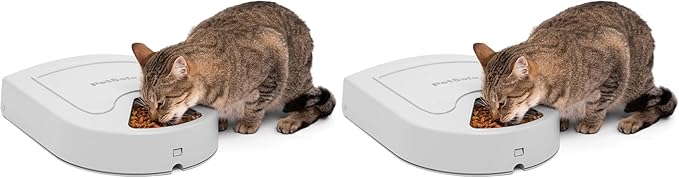 PetSafe Automatic Dog Feeder, 5 Meals, 40 oz Capacity, Plastic, for Dry Food, Multiple Pets (Pack of 2)-Mewly Pet