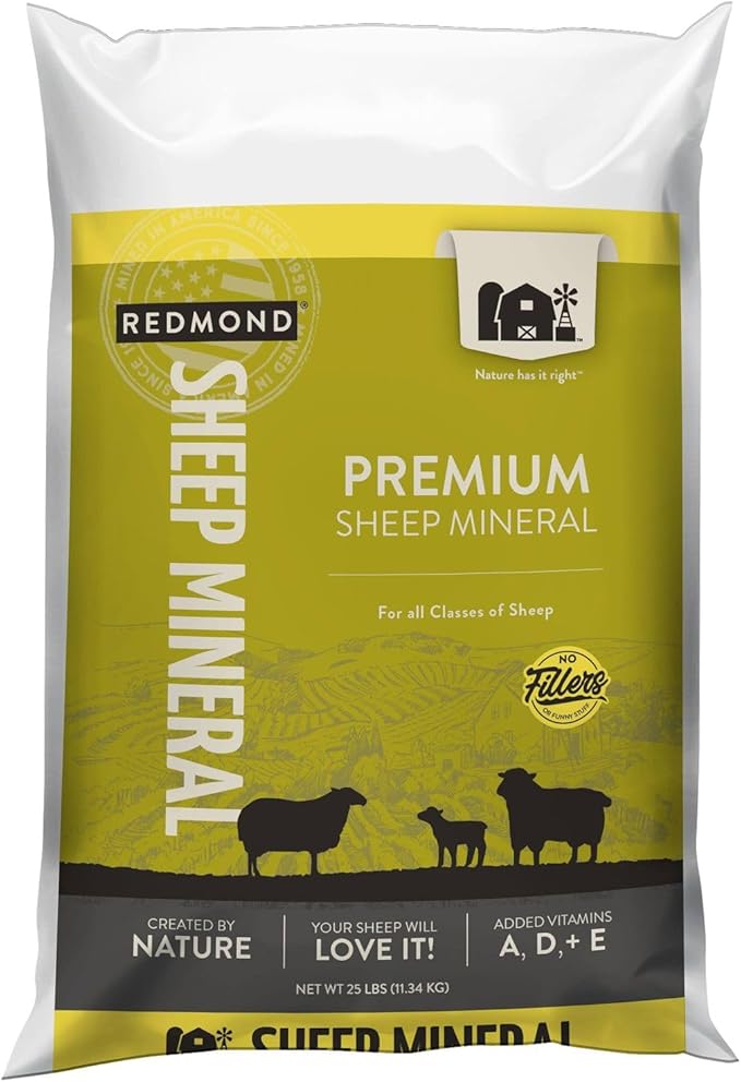 REDMOND Sheep Mineral 25 lb Bag-Mewly Pet