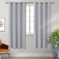 BGment Room Darkening Curtains for Bedroom - Grommet Thermal Insulated Window Treatments Light Blocking Curtains for Living Room, Set of 2 Panels, Each 46 x 72 Inch, Light Grey