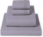 Mellanni Queen Sheets Set - 4 PC Iconic Collection Bedding - Hotel Luxury, Extra Soft, Cooling Bed Sheets - Wrinkle, Fade, Stain Resistant (Queen, Hazy Lilac)