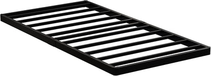 Twin Box Spring 2 Inch Low Profile, Heavy Duty Metal Box Spring Bed Base Bunkie Board, Mattress Foundation, Easy Assembly, Noise Free, Black