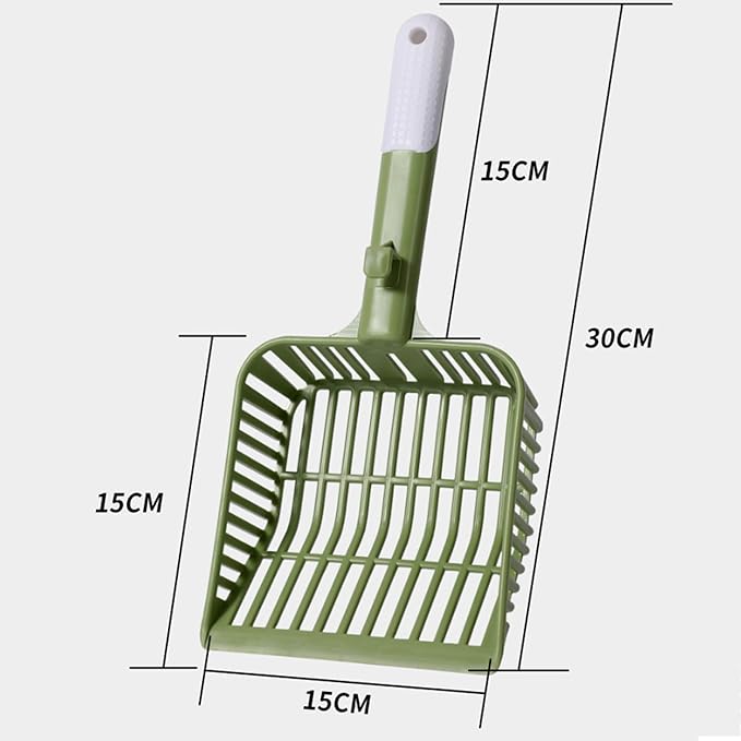 Cat Scooper for Litter Box, Cat Litter Scoop, Kitty Litter Scoop, Cat Poop Collector, All in One Litter Scoop Pet Litter Sifter (Yellow)-Mewly Pet