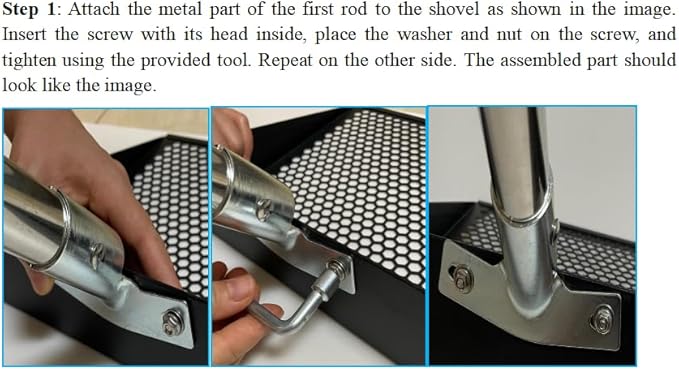 Large Chicken Poop Scooper, Chicken Coop Accessories,Metal Litter Scooper For Chicken,Chicken Coop Cleaning Tools,Heavy Duty Poop Shovel For Chicken Coop Accessories,Chicken Coop Must Haves (Black)-Mewly Pet