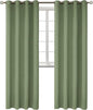 BGment Room Darkening Curtains 120 Inches Long - Grommet Thermal Insulated Drapes Window Treatment Curtains for Bedroom, 2 Panels, 52 x 120 Inch, Grass Green