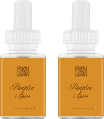 Pura & Aromatique Home Scent Refill - Smart Home Air Diffuser Fragrance - Up to 120-Hours of Luxury Fragrance per Refill - Household Essential - Clean Diffuser - Pumpkin Spice, 2 Pack