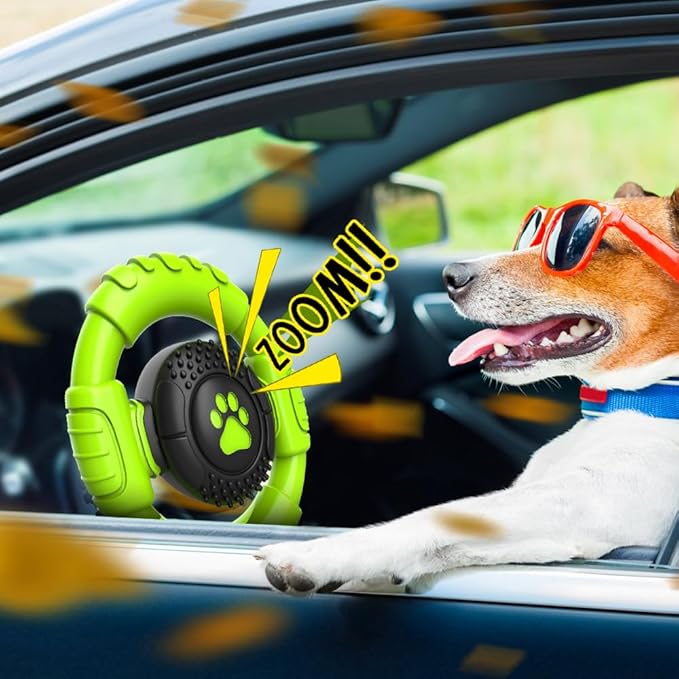 Dog Toys for Aggressive Chewers Large Medium Small Breed Indestructible Durable Tough Squeaky Dog Chew Toys to Keep Them Busy Nylon Rubber Interactive Dog Toys-Mewly Pet