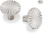 10 Pack Kitchen Cabinet Knobs Round Sunflower Dresser Knob Modern Drawer Hardware Cupboard Handles Furniture Knob for Bathroom Single Hole Knobs for Wardrobe Nickel TYH-BN-K10