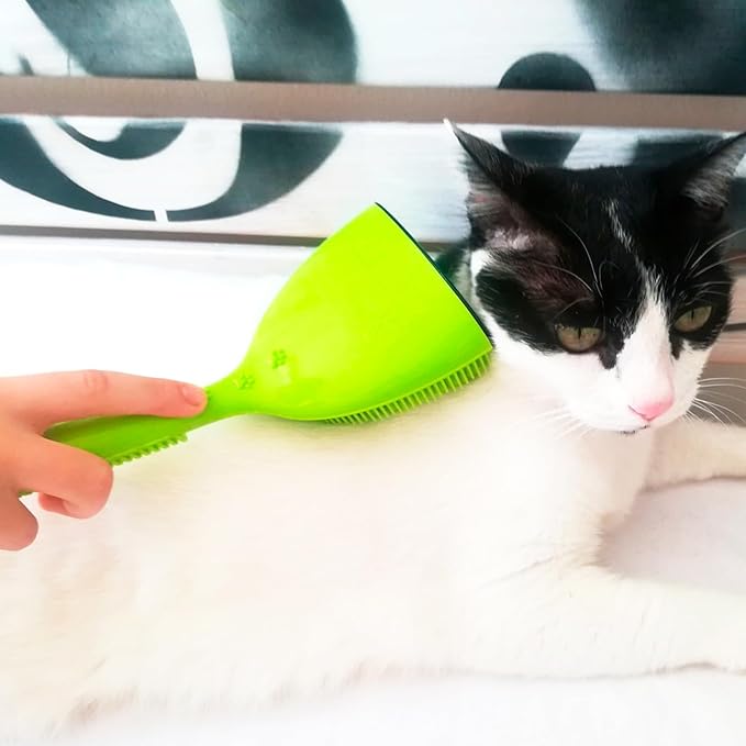 Michel Mercier Pet Detangling Brush - Fine or Normal Fur - Cat & Dog Brush for Grooming, Detangling & Deshedding - 1 pc-Mewly Pet