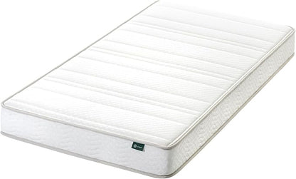 ZINUS 6 Inch Foam and Spring Hybrid Mattress [New Version], Twin, Medium Firmness, Durable Support, Certified Safe Foams & Fabric, Mattress in A Box