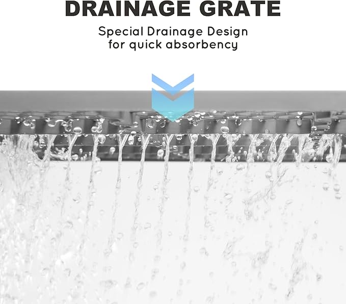 HQ4us Dog Pee Pad Holder Tray with Grate 45”×34”, Large Dog Litter Box Toilet, Puppy Pee Pad Holder, Less Mess, Dog Potty Indoor Outdoor for Balcony-Mewly Pet