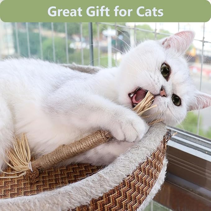 6 PCS Silvervine Sticks for Cats - Natural Cat Chew Toys for Teeth Cleaning, Kitten Teething & Aggressive Chewers-Mewly Pet