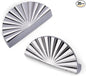 20 Pack 3 Inch (76mm) Polished Chrome Cabinet Pulls Cup Flat Drawer Handles Kitchen Cupboard Pull Bathroom Dresser Sunflower Handle Unique Hardware for Furniture Wardrobe Door TYH-BC-20