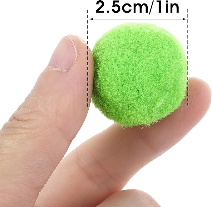 Molain Large Cat Toy Balls, Soft Cat Balls 1Inch Kitten Pom poms Ball Cat Play Toy (30 Pcs)-Mewly Pet