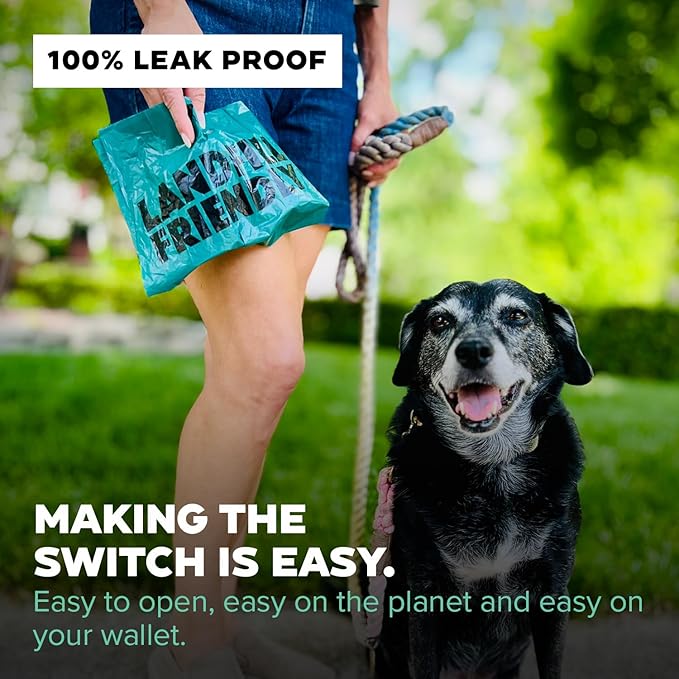 Doggy Do Good Next Pet Waste Bags, Landfill Friendly Recycled Plastic Unscented Dog Poop Bags, Leakproof, Strong, Thick, Earth Friendly for Dogs, 120 Count (120 Bags)-Mewly Pet