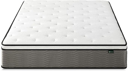 ZINUS 12 Inch Support Plus Pocket Spring Hybrid Mattress, Full, Strong Coils for Durable Support, Pocket Innersprings for Motion Isolation, Mattress in A Box