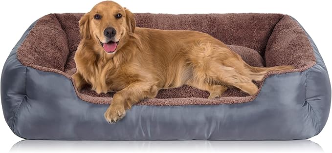Dog Beds for Jumbo Dogs, Large Pet Beds Machine Washable, Soft Dog Sofa Bed with Non-Slip Bottom-Mewly Pet
