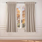 Lazzzy Velvet Blackout Curtains Thermal Insulated Room Window Drapes Super Soft Luxury Curtains for Living Room Bedroom Rod Pocket 2 Panels, Oatmeal, 52" W x 72" L