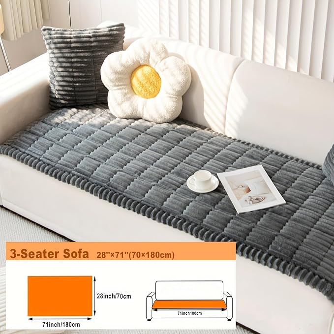 ZQFFB Pet Couch Cover Dogs Washable Non-Slip Couch Protector Pet Friendly Dog Mat for Couches and Sofas-Mewly Pet