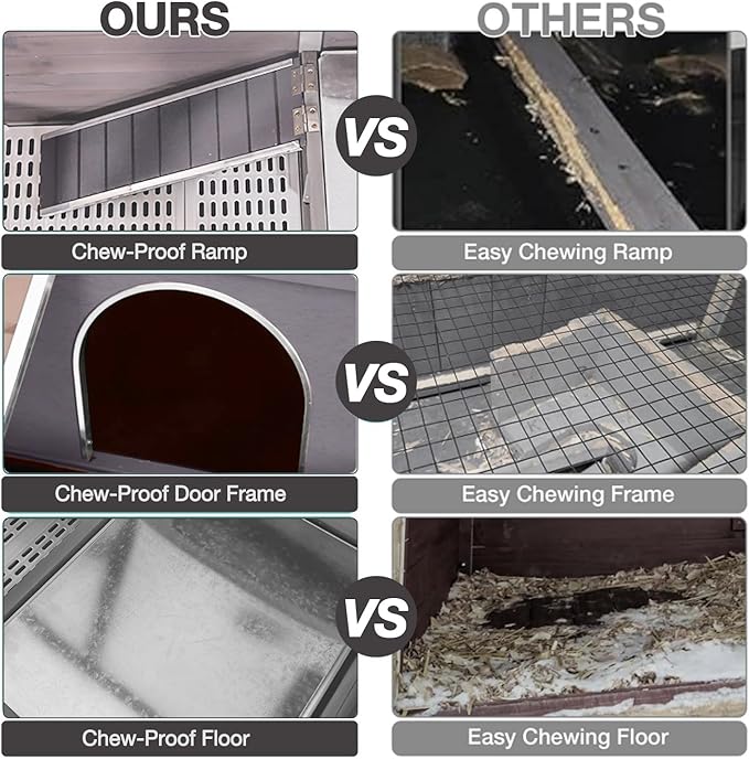 Guinea Pig Cage Indoor with Wheels Rabbit Hutch with Removable Proof Tray and Cool Zinc Plate Chew-Resistant Metal Frame Hamster Cage with Elevated Legs 36.6" L（Grey）-Mewly Pet