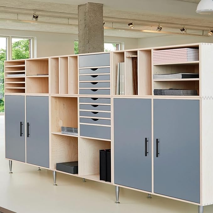 Ravinte Cabinet Handles 10 Pack - 5 Inch Matte Black Square Pulls, Modern Kitchen Hardware, 7-3/8 Inch Overall Length Drawer Pulls