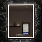Fab Glass and Mirror LED Mirror 36x48 Inches, Led Bathroom Mirror with Lights Front and Backlit Anti-Fog Memory Brightness, Three Color Options Frameless Wall Mounted Bathroom Vanity Mirror