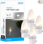 Lights by Night LED Night Light, Plug-in, Dusk to Dawn Sensor, Warm White, UL-Certified, Energy Efficient, Ideal Nightlight for Bedroom, Bathroom, Nursery, Hallway, Kitchen, 11377