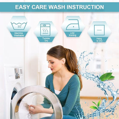 RYB HOME Sheer Curtains 108 inches Long, Linen Textured Wave Semi Sheer Privacy Curtains for Bedroom Living Room High Ceiling Window Decor, Sand, W 52 x L 108, 1 Pair