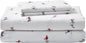 Eddie Bauer - Flannel Sheets Queen Size, Anti-Pilling & Wrinkle Resistant Cotton, Touchably Soft for All-Season Comfort - Bed Sheets with Matching Pillowcases & Fitted Sheet (Ski Slope White)