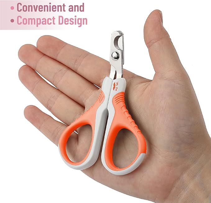 Mr. Pen Cat Nail Trimmer - Orange, Kitten & Small Dog Nail Clipper, Cat Claw Trimmer-Mewly Pet