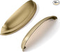 khtumeware 10 Pack 5" Drawer Pulls Champagne Bronze Cabinet Cup Pulls Kitchen Hardware Cabinet Handles Drawer Handles Knobs 5 inch Hole Center