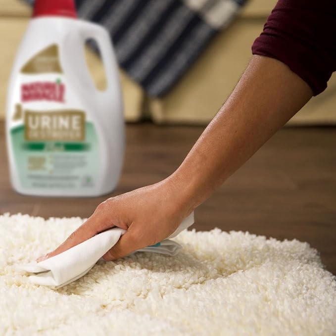 Nature's Miracle Urine Destroyer Plus for Cats, Enzymatic Formula for Severe Cat Urine Stains, 1 Gal-Mewly Pet