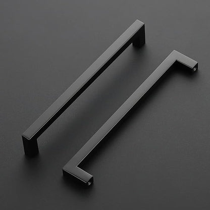 Ravinte 20 Pack Black Cabinet Pulls 8 Inch Square Kitchen Cabinet Handles Matte Black Kitchen Hardware for Drawer Pulls Drawer Handles Come with Screwdriver
