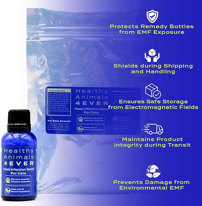 HA4E - Cat Yeast Protection - Homeopathic Support for Yeast Infections - All-Natural Preventive Care for Skin & Ear Health - 300 Tablets-Mewly Pet