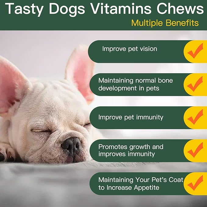 Dog Vitamins and Supplements, Senior & Puppy Multivitamin for Dogs Support with Glucosamine Chondroitin Omega Probiotics - Dog Multivitamins Chewable for Hip & Joint, Skin, Immune - (Pumpkin 120 Ct)-Mewly Pet