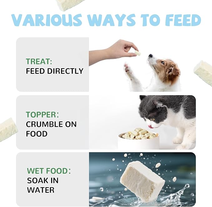 Freeze Dried Sheep Milk Yogurt Flavor, Gentle Sheep Milk Dog Treats for Sensitive Stomachs Puppies, 2.8 oz-Mewly Pet